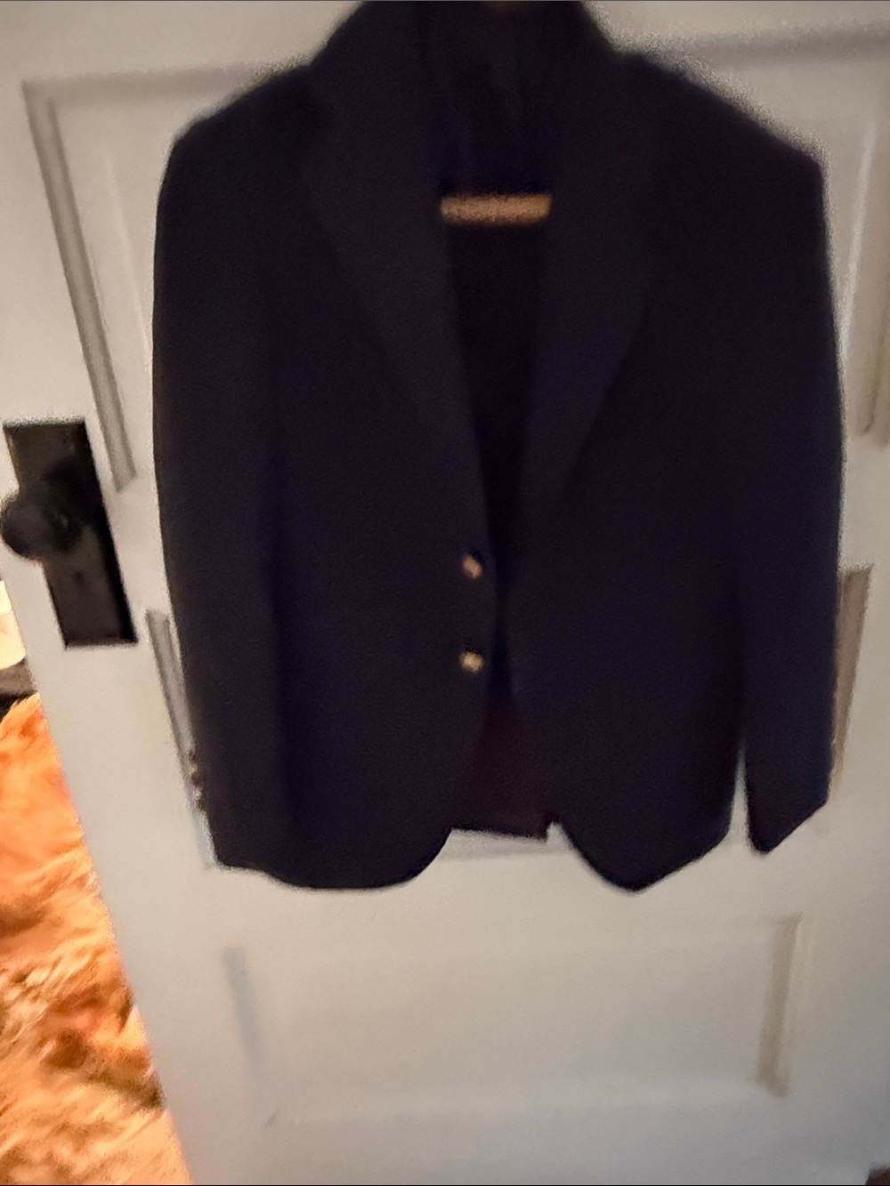 Talbots Kids Dark Navy Jacket with Multicolor Logo